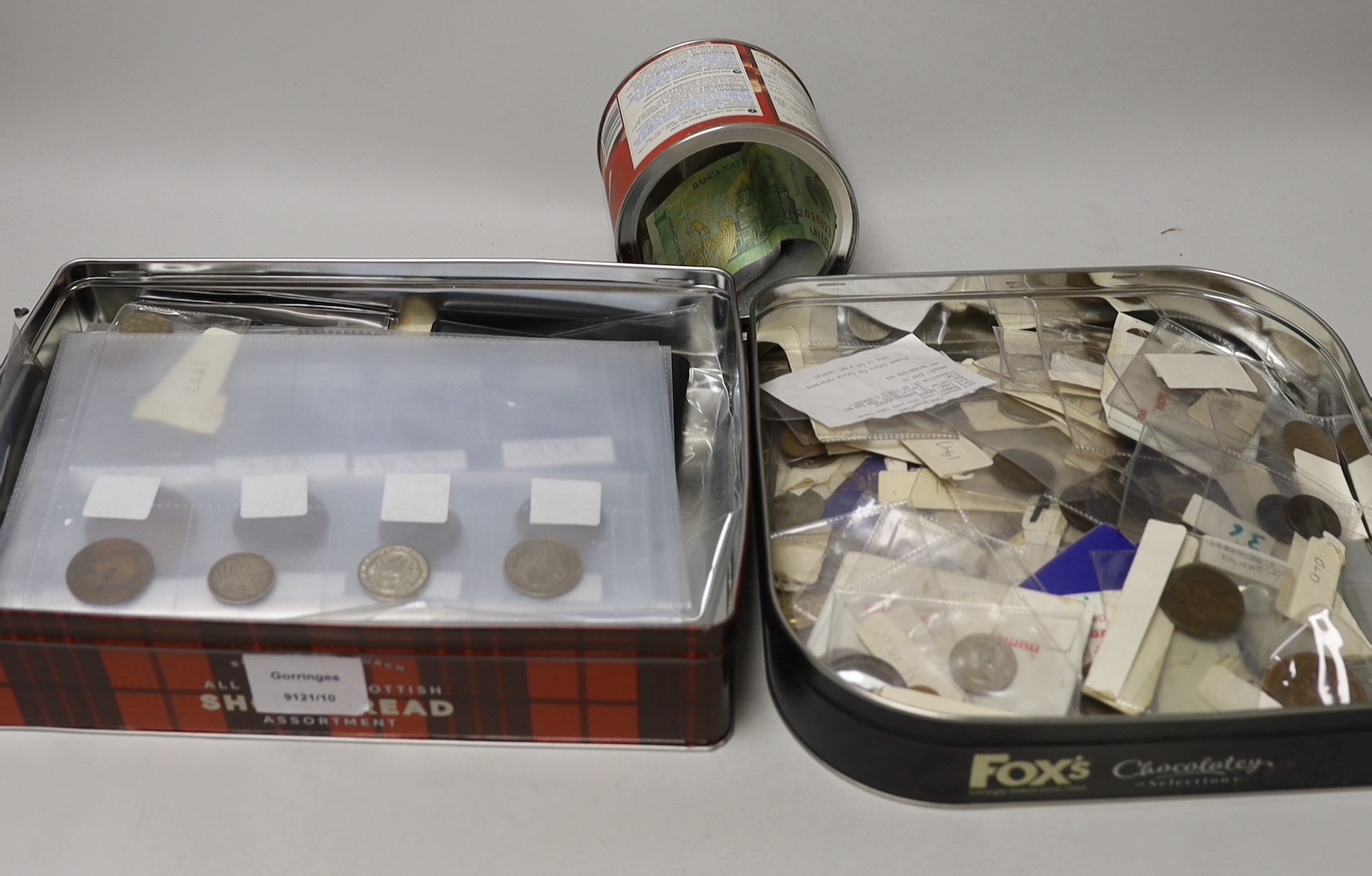 A group of assorted World coins and commemorative medals, 18th-20th century